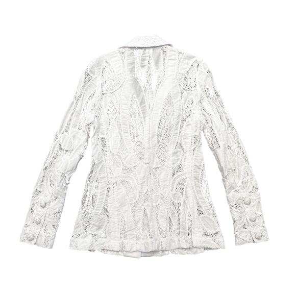 ALEXIS Durham White Lace One Button Jacket Blazer Size XS - Picture 5 of 7